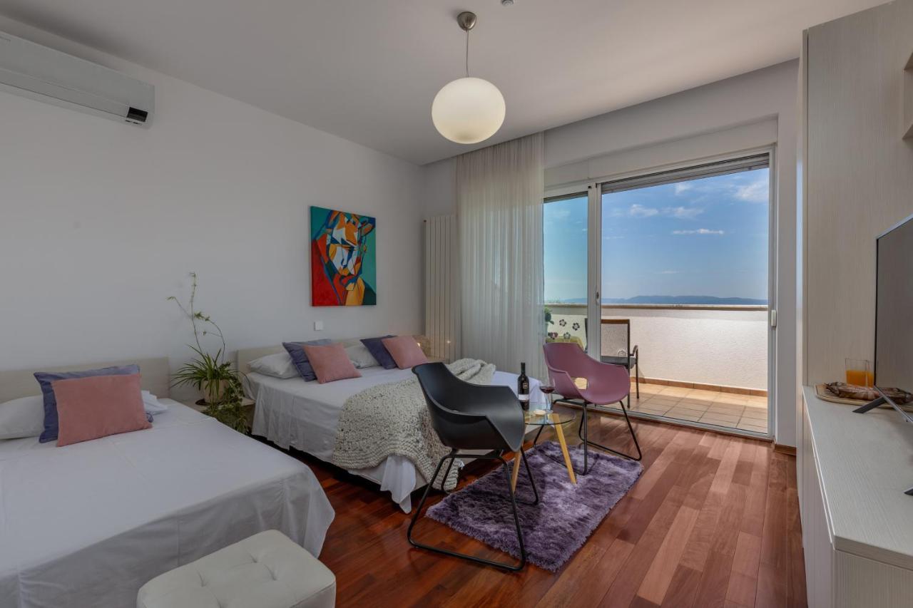 Terra Magica Deluxe Apartment Or Room With Private Parking, Terrace And Sea View Rijeka Zewnętrze zdjęcie